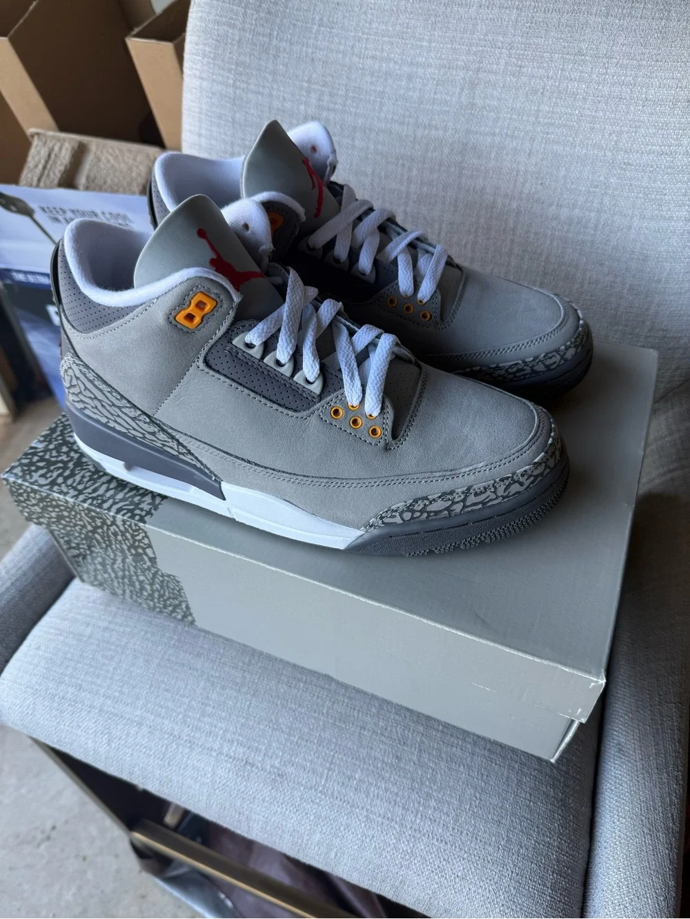Air Jordan 3 Retro “Cool Grey” Men’s Size 8 | Excellent Condition | OG Box